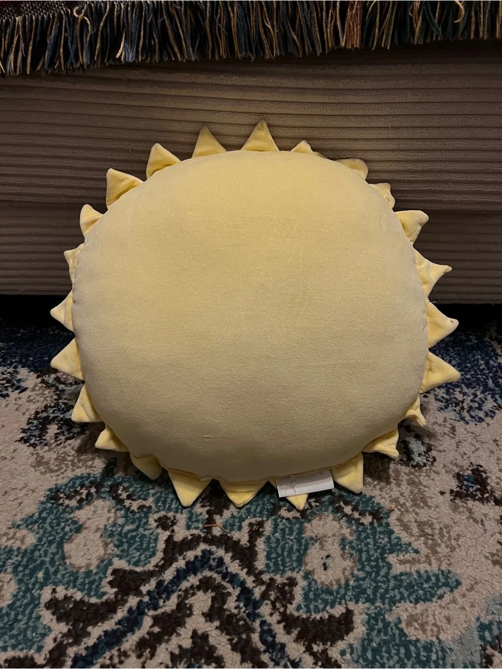 Potter Barn Kids Sun Yellow Decorative Throw Pillow - Home Accents